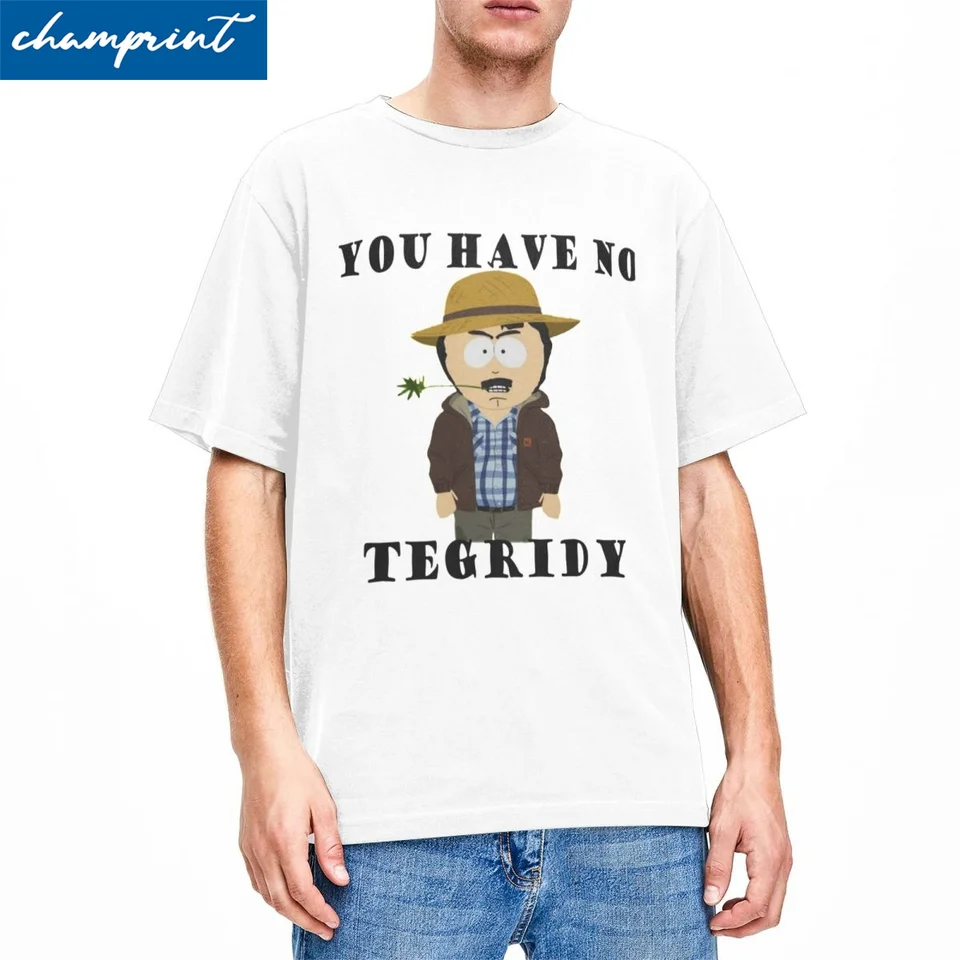 Southparked Randy Marsh T košeľa pre mužov Ženy Pure Cotton Leisure Tričko CrewNeck Tee Tirkte Topy Tops Tops 4xl 5xl 6xl