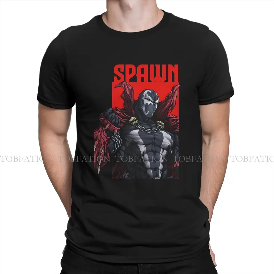 Spawn Comic Pure Cotton Tshirt Grafické elegantné tričko pre voľný čas oblečenie Nový dizajn