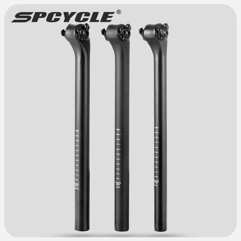 Spcycle plné uhlíkové sedadlo 27.2/30,9/31,6 mm MTB Road Bike Sedadla sedadla Sedadla Offset 20 stupňov horských bicyklov