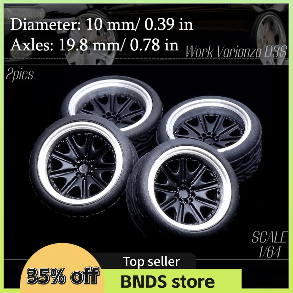 SpeedCg 1/64 Modelové kolesá automobilu D3S Priemer dielov 10 alebo 11 mm pre hračky pretekárskych vozidiel Luxusné diely Hotsheels Tomica