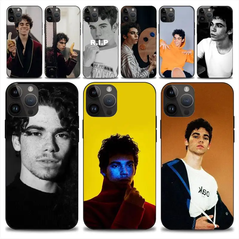 Spevák Cameron Boyce Telefón pre iPhone15 14 13 12 11 Pro Max Mini x 7 8 Soft