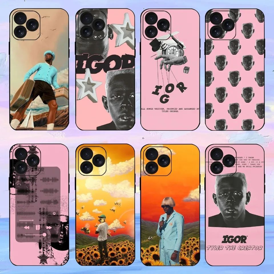 Spevák Tyler The Creator Igor telefónny puzdro pre iPhone 15 14 13 12 11 8 Mini xr xs x xsmax pro max plus shell