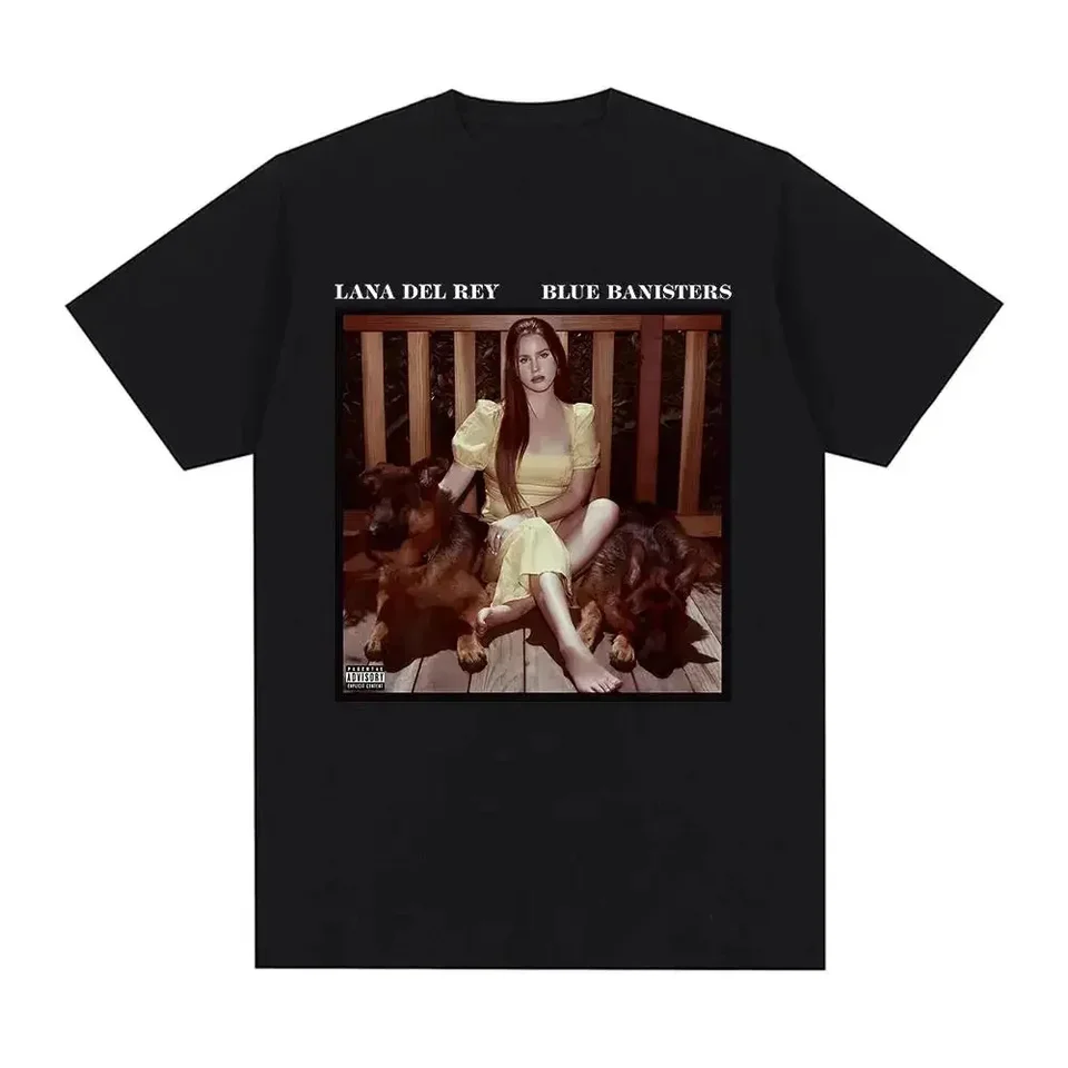 Speváčka lana del rey tlač T košeľa módne hip hopy tričká Streetwear harajuku s krátkym rukávom T- letné tričko