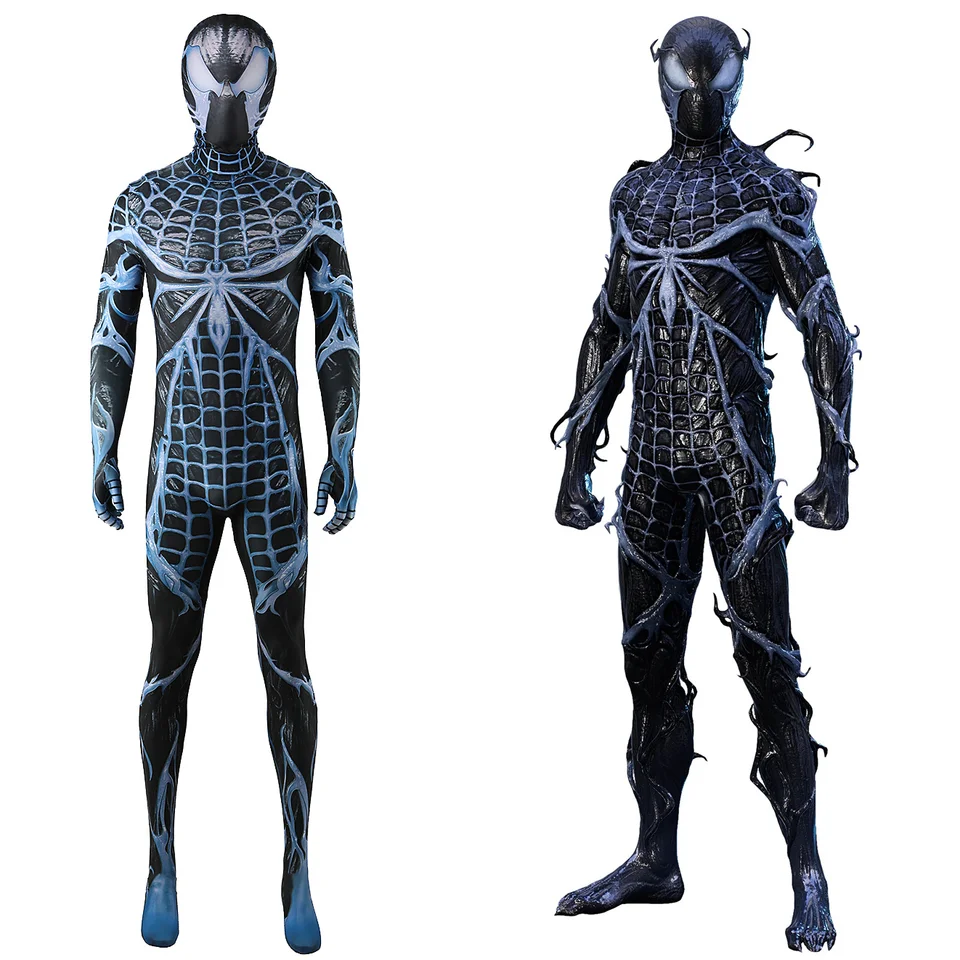 Spider 2 Cosplay Absolútny karnage oblečenie kostým superhrdina Zentai Bodysuit Spiderman Spandex Outfits Halloween kostým dospelých detí