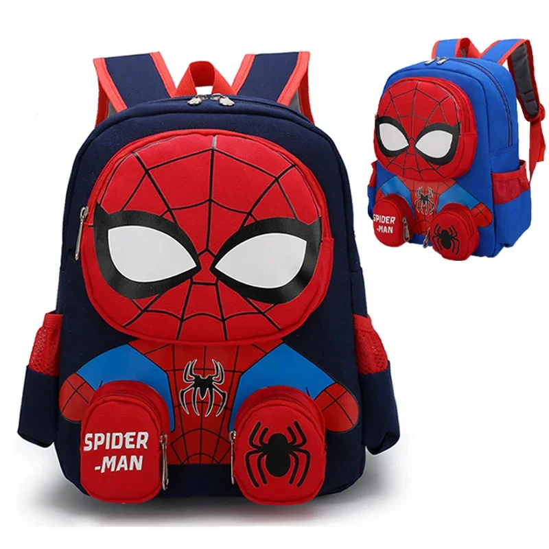 Spider Man Backpack Superhrdina študent batoh karikatúry 3D 3D materská škola batoh pre deti narodeniny vianočné darčeky cestovná taška