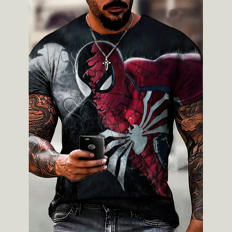 Spiderman Boys Dievčatá tričká Marvel Pánske tričká 3D tlač