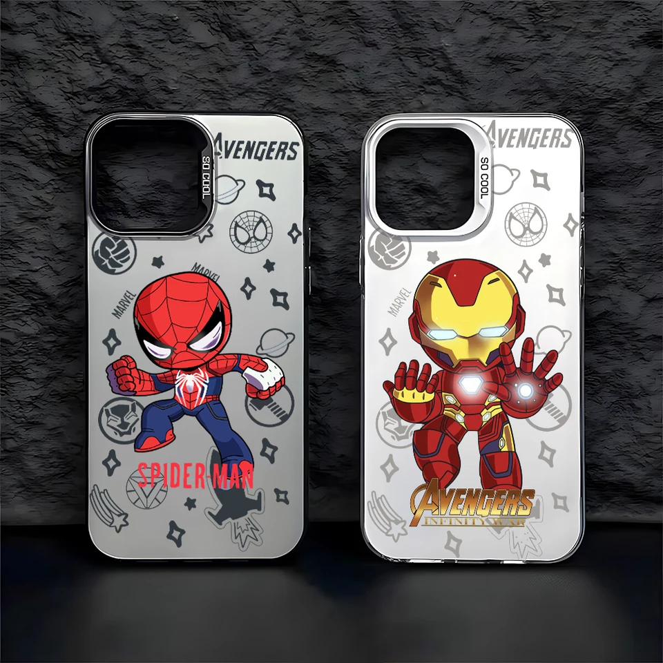 Spiderman Iron Man Groot Telefon Pase pre OPPO A17 A18 A31 A37 A38 A55 A57 A58 A74 A76 A78 A94 A98 5G MATTE SOCPORPOPT POUŽÍVA