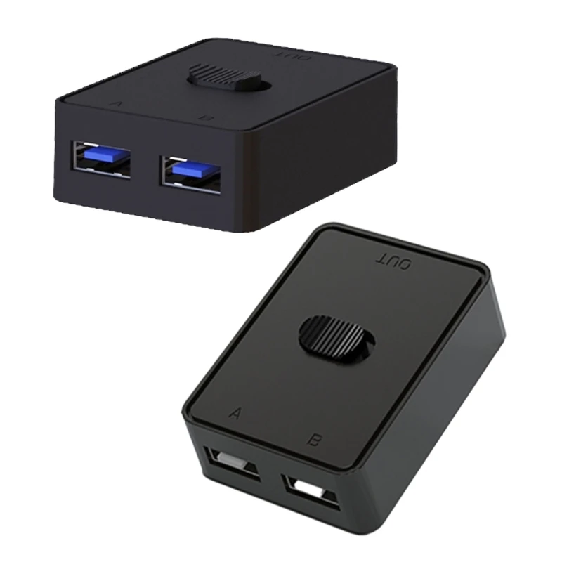 Spievač zdieľania tlačiarne USB Switcher Scanner Spitters pre dva počítače s USB