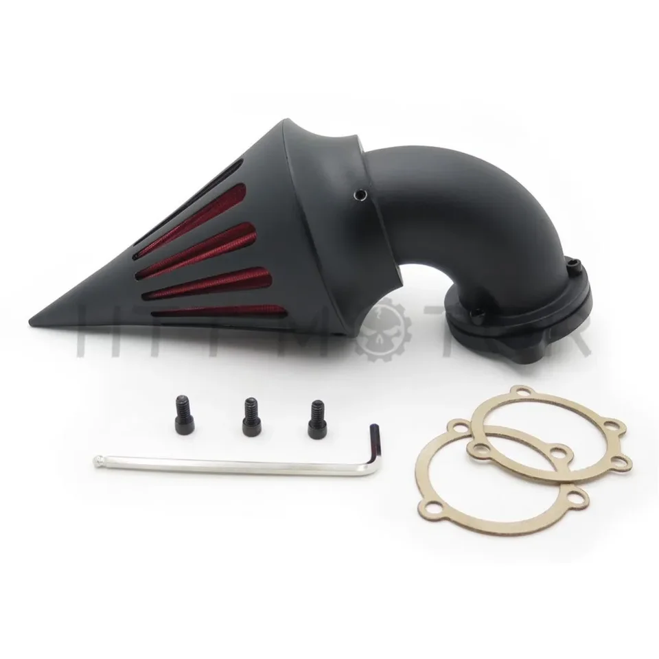 Spike Air Cleaner Filter súpravy pre Harley Davidson S&S Vlastné životopisy EVO XL Sportster Black Doprava ZADARMO ČASŤ MOTODY