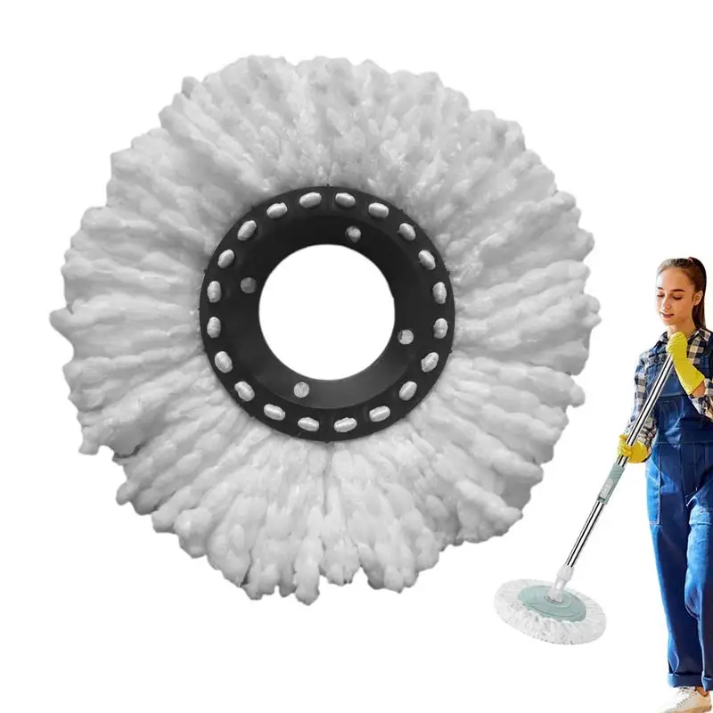 Spin Mop Mop Fiber Fiber Mop Revill pre spin mop rotačný mop hlava Round Mop Výmena hlavy Čistá tvrdá podlaha kuchyňa