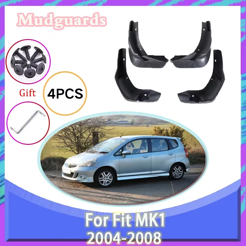 Splash Guards pre honda fit jazz 2004–2008 2005 2006 2007 Guards Mudguards bahenflaps Splash predný zadný ochranca blatníka