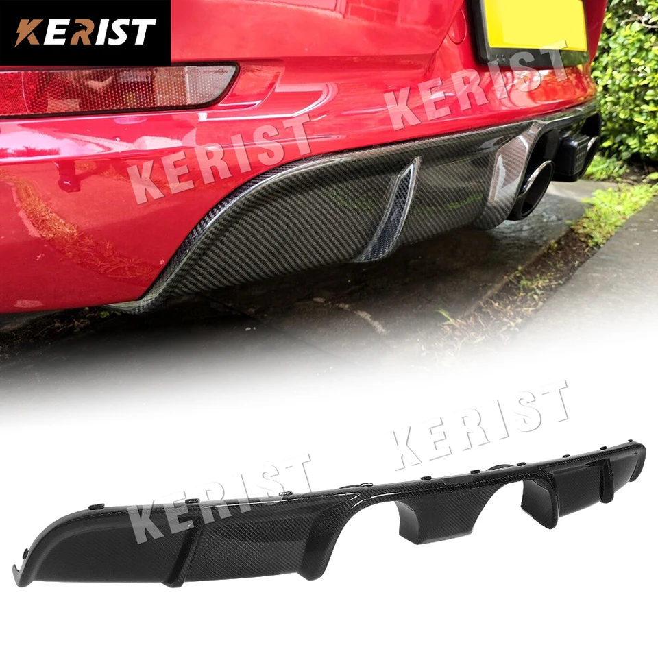 Splitter difúzora zadného nárazníka pre Porsche Carrera S GTS 911 991.2 2016-2018
