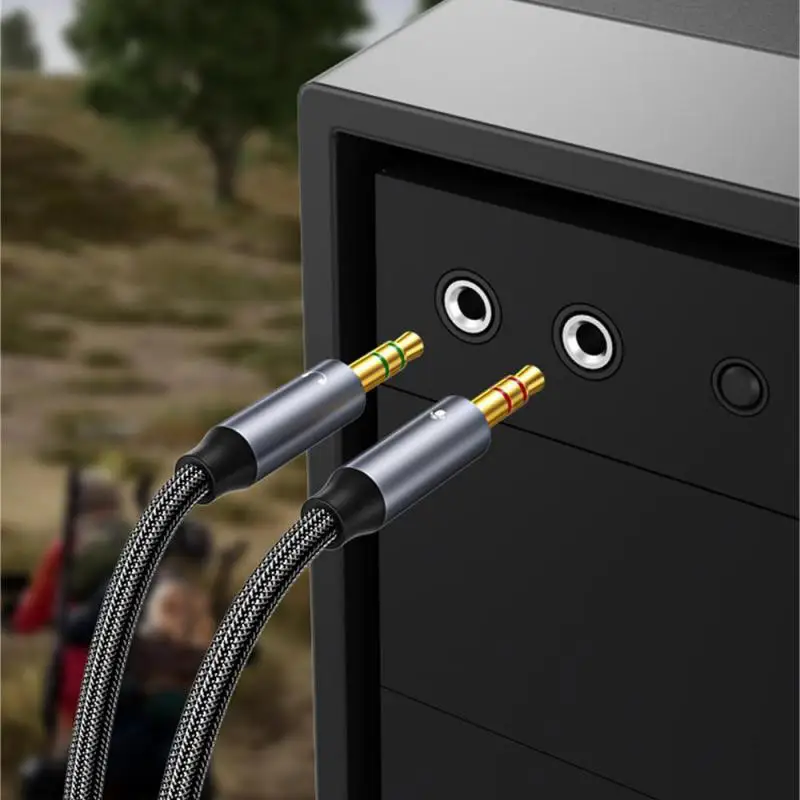 Splitter pre slúchadlá pre počítač 3,5 mm žien až 2 dvojité 3,5 mm samec mikrofón AUX Audio Y Splitter Cable Headset do PC adaptéra 0,35 m 1 m