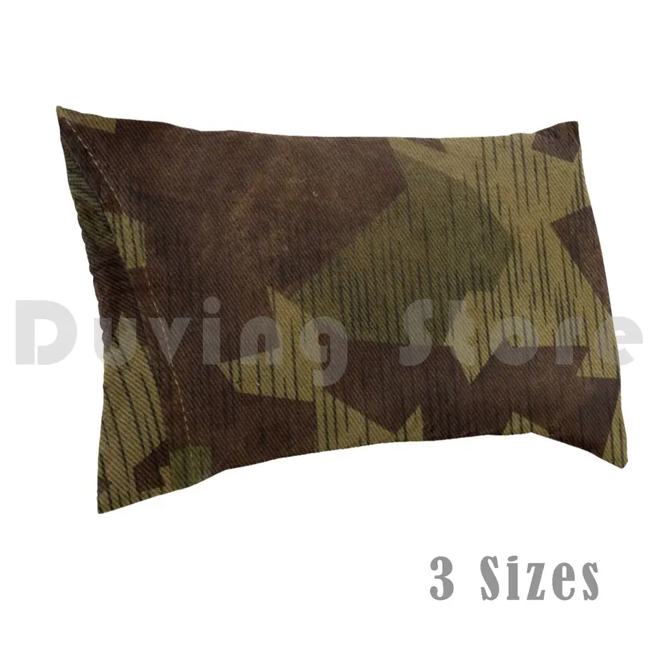 SplitterTarn B Luftwaffe Castflage Nemecka vankúša WW2 Vytlačená 50x75 SplitterTarn Luftwaffe Wehrmacht WW2