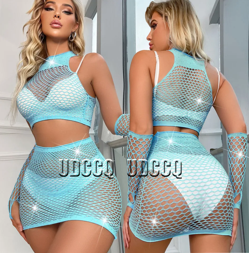 spodná bielizeň ženy sexy babydoll majer spodná bielizeň catsui diamante lesklé krištáľ Notte intimo sexy šaty pre sex langerie blskanie
