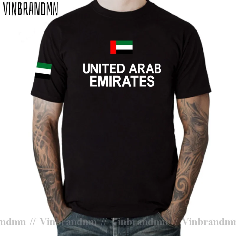 Spojené arabské emiráty Men Tir Tirtle Fashion 2023 Jersey Nation Team 100% bavlnené tričko Fitness Brand Obliekanie odpaliská Krajina sú Spojené spoje