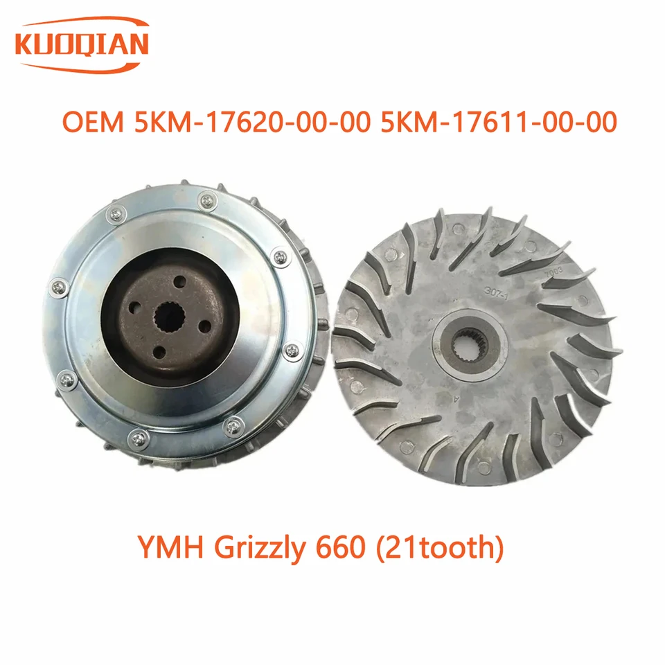 Spojka Primárna kladka Assy pre Yamaha Grizzly 660 ATV UTV Go Kart 5 km-17620-00-00 5 km-17611-00-00 20 Teech