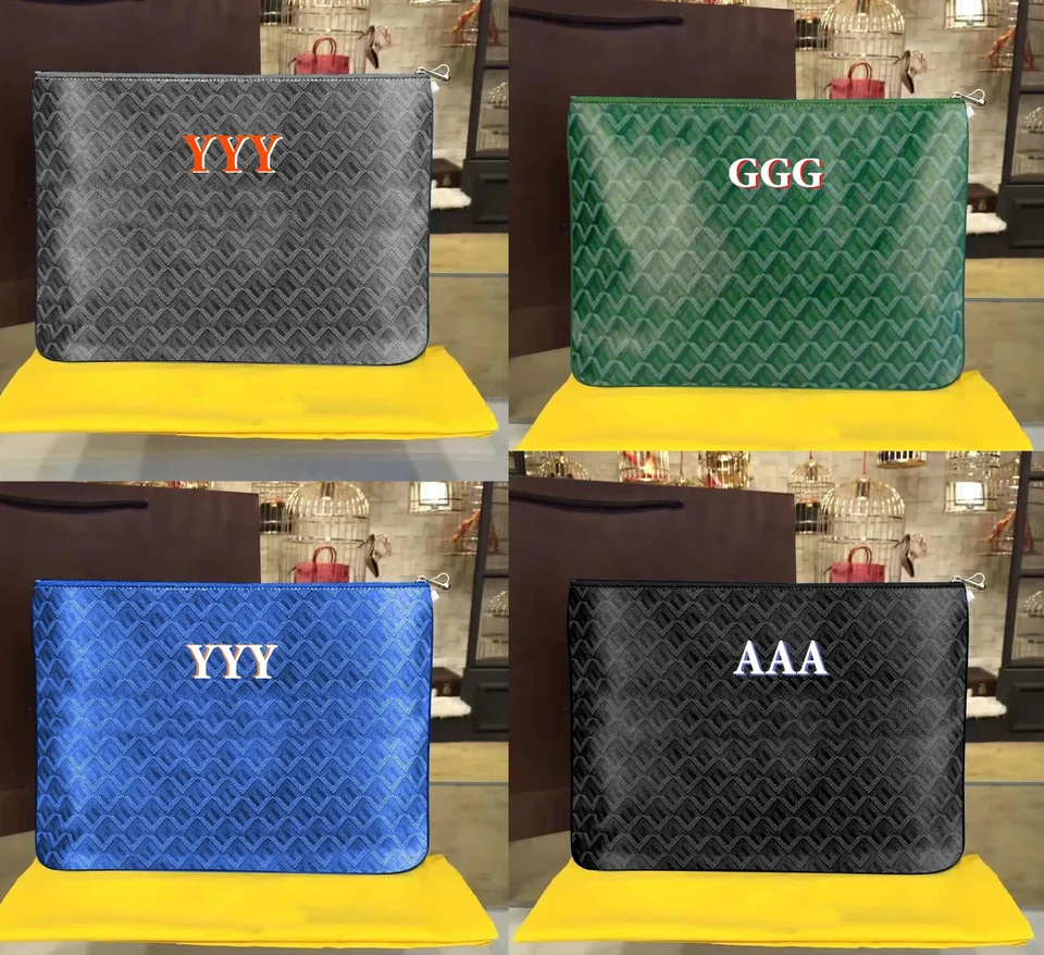 Spojkové tašky Dámska taška DIY personalizovaná taška Prispôsobenie obalu obálky Dokumenty toaletný vreckový make -up na ochranu