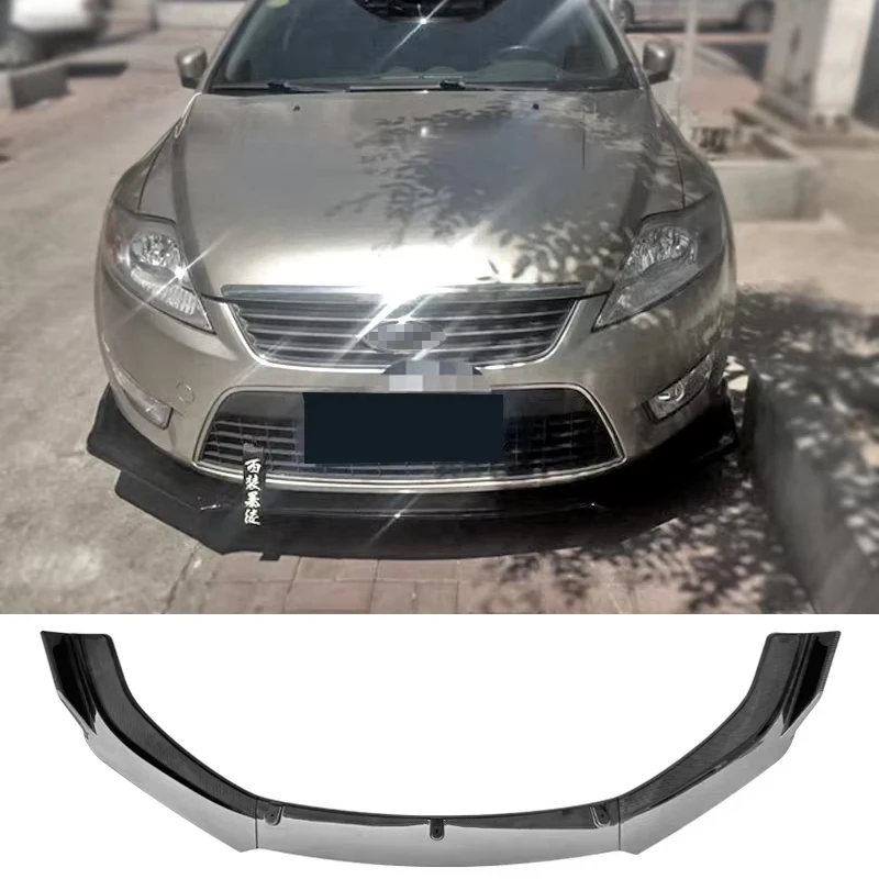 Spojler predného nárazníka pre Ford Mondeo Fusion Splitter 2008 - 2011 Ochranná doska Body Body Kit s uhlíkom povrchová lopata brady