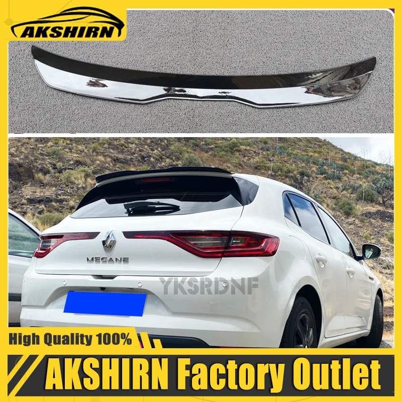 Spojler zadnej strechy pier pre Renault Megane 4 IV GT Sport Tourer 2016-2022 Hatchback Spoiler ABS Universal Car Tail Wing Wing