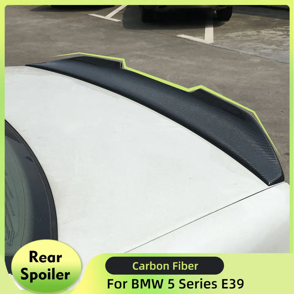 Spojler zadného kufra uhlíkových vlákien pre BMW 5 Series E39 520I 523I 525I 528I 530I 535I 540I Sedan 1996-2003