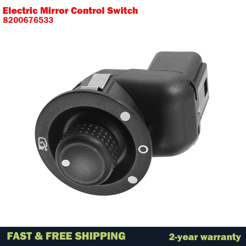 Spojovací spínač elektrického zrkadla Nastavte Knob 8200676533 pre Renault Clio III MK3 Laguna2 Scenic Megane II Kangoo 2007-2017 109014