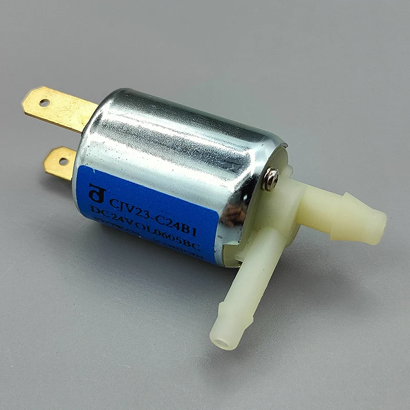 Spojím CJV23-C24B1 DC 24V Mikro valcový elektrický solenoidný ventil Normálne uzavretý Mini vodný prietok ovládacích ventilov DIY