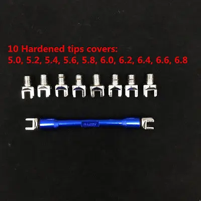 Spoke Spanner Wrencher Tension Adjuster Tools pokrýva Spanner 5.2-6.8 Fit for Motocycle Dirt Bike