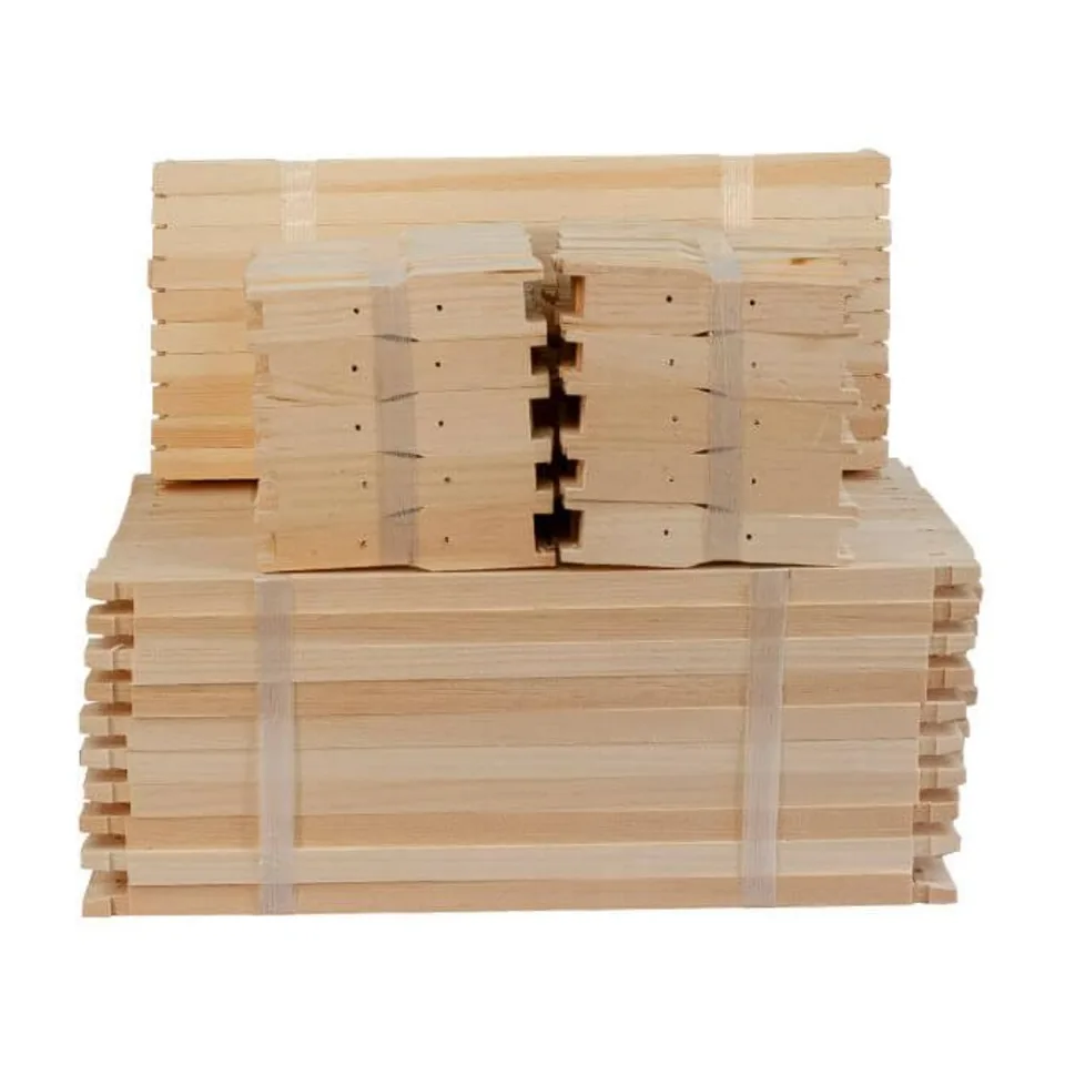 Spoločnosť Blythewood Bee Company 6 1/4 nezosadnuté stredné rámy GTB/GBB - 100 Pack