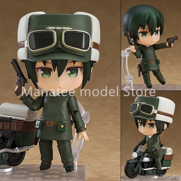 Spoločnosť Good Smile Company Original Nendoroid - Kino no Tab: Kino a Hermes PVC Action Figure Anime Model Hračky Zbierka bábiky Darček