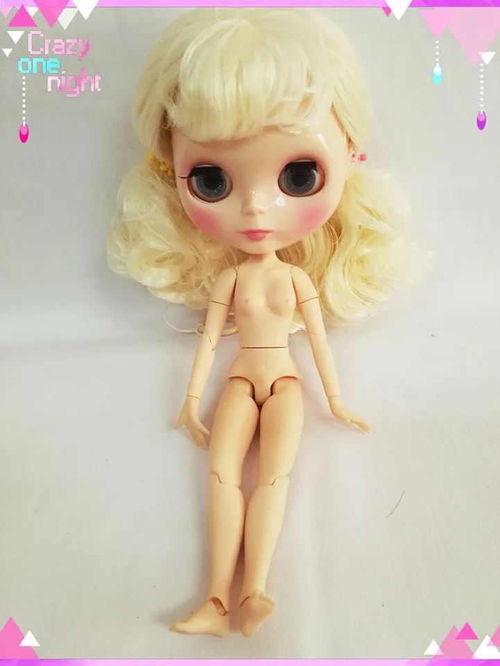 Spoločné telo Nude Blyth Doll, Factory Doll, vhodná pre DIY KSM 159357