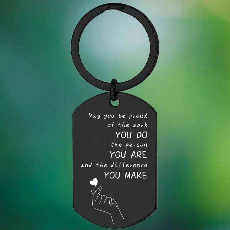 Spolupracovník ďakujem darčeky Keychain Boss Kolegovia Inšpiratívne dary