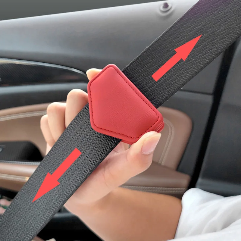 Spona na autosedačky Magnetický bezpečnostný remeň Pevný limiter PU Fixný limit s pripojením karty pre interiérové ​​doplnky pre auto