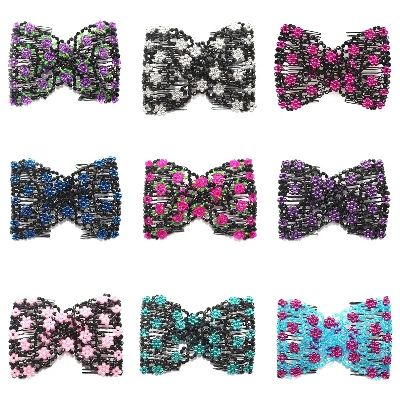 Sponky na chĺpky s bowknot