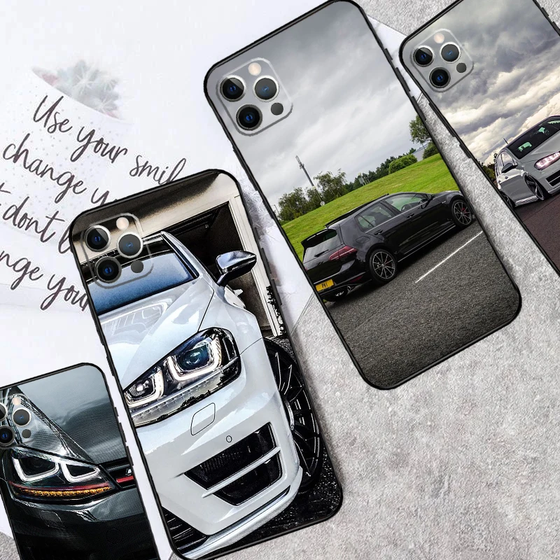 Sport Car Golf 7 Puzdro na telefón pre iPhone 11 12 13 14 15 16 Pro Max Mini 14 15 16 Plus x xr xs Max.
