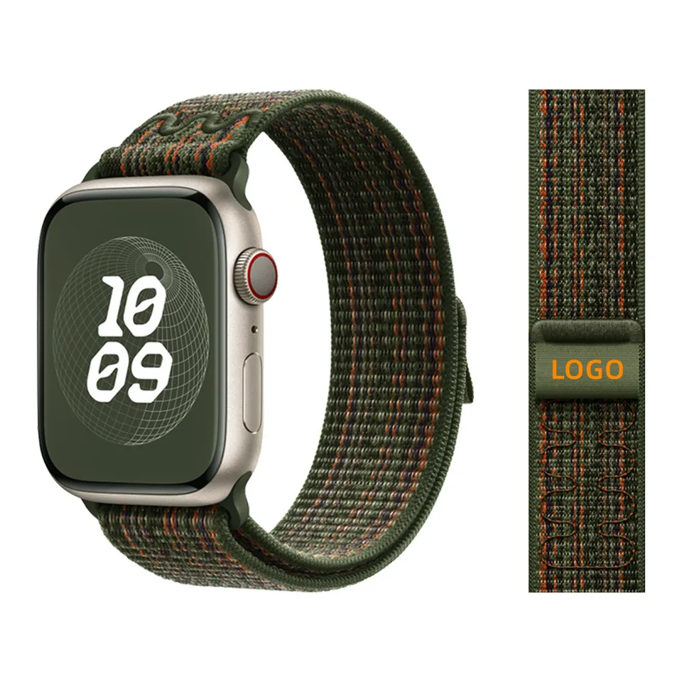 Sport nylonový remienok pre Apple Watch Ultra 2 49 mm séria 10 42 mm 46 mm pásmo pre Nike Loop Bracele Iwatch 9 8 7 6 5 SE 40 mm 44 mm 41 mm