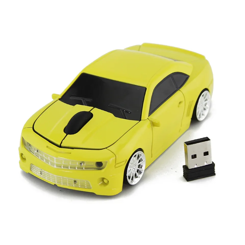 Sportové vozidlo automobilovej myši Bumblebee 2,4G Wireless Mouse Chevrolet Car Model