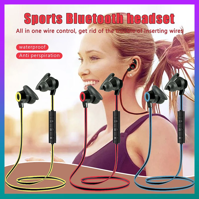 Sports Bluetooth slúchadlá, ktoré prevádzkujú nepremokavú stereofónnu hudbu s mikrofónom pre Xiaomi iPhone Huawei Všetky smartfóny bezdrôtové slúchadlá