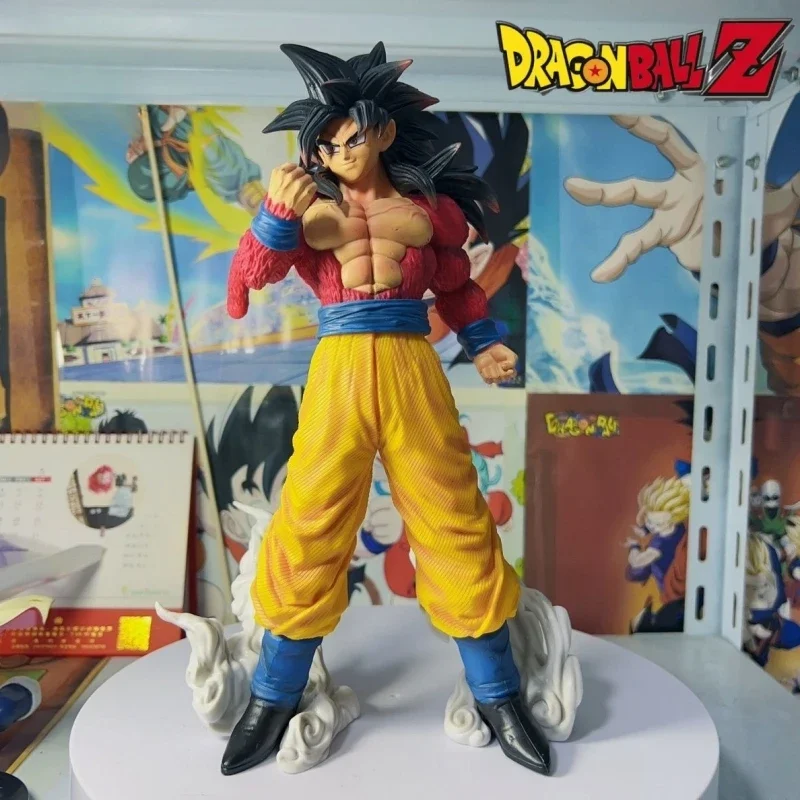 Spot Goods 30 cm Dragon Ball Figure SSJ4 Son Goku Action Figure GK Super Saiyan4 Goku Anime PVC Collection Model Ornun Darčeková hračka