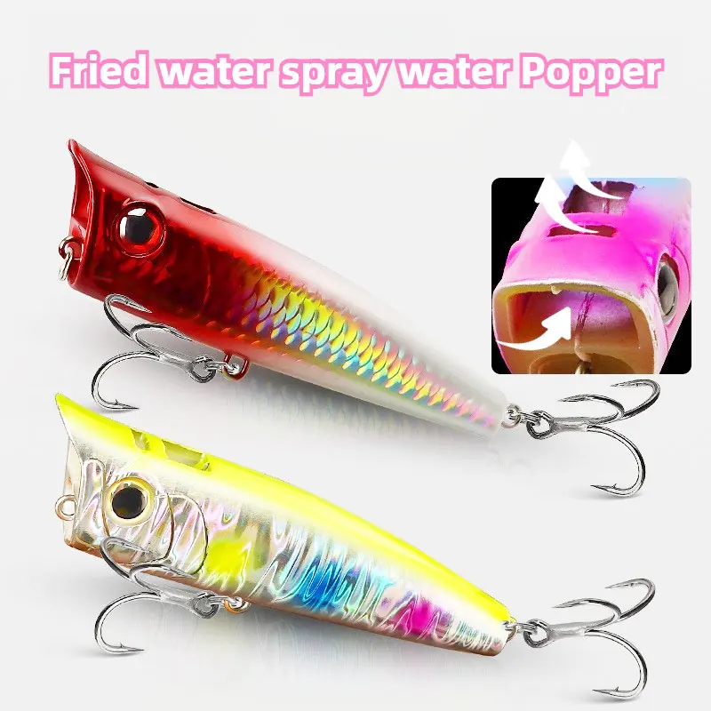 Sprave Water Popper Topwater Plávajúca holofotická vrstva zvuk