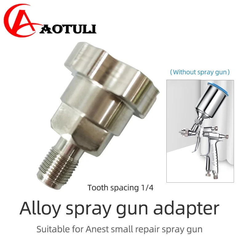 Sprejový konektor pištole 4/1ADAPTER pre IWATA LPH-80 Spray Gun CoP Adapter Pot Splátky pre sprejovú pištoľ na jednorázový odmerný pohár