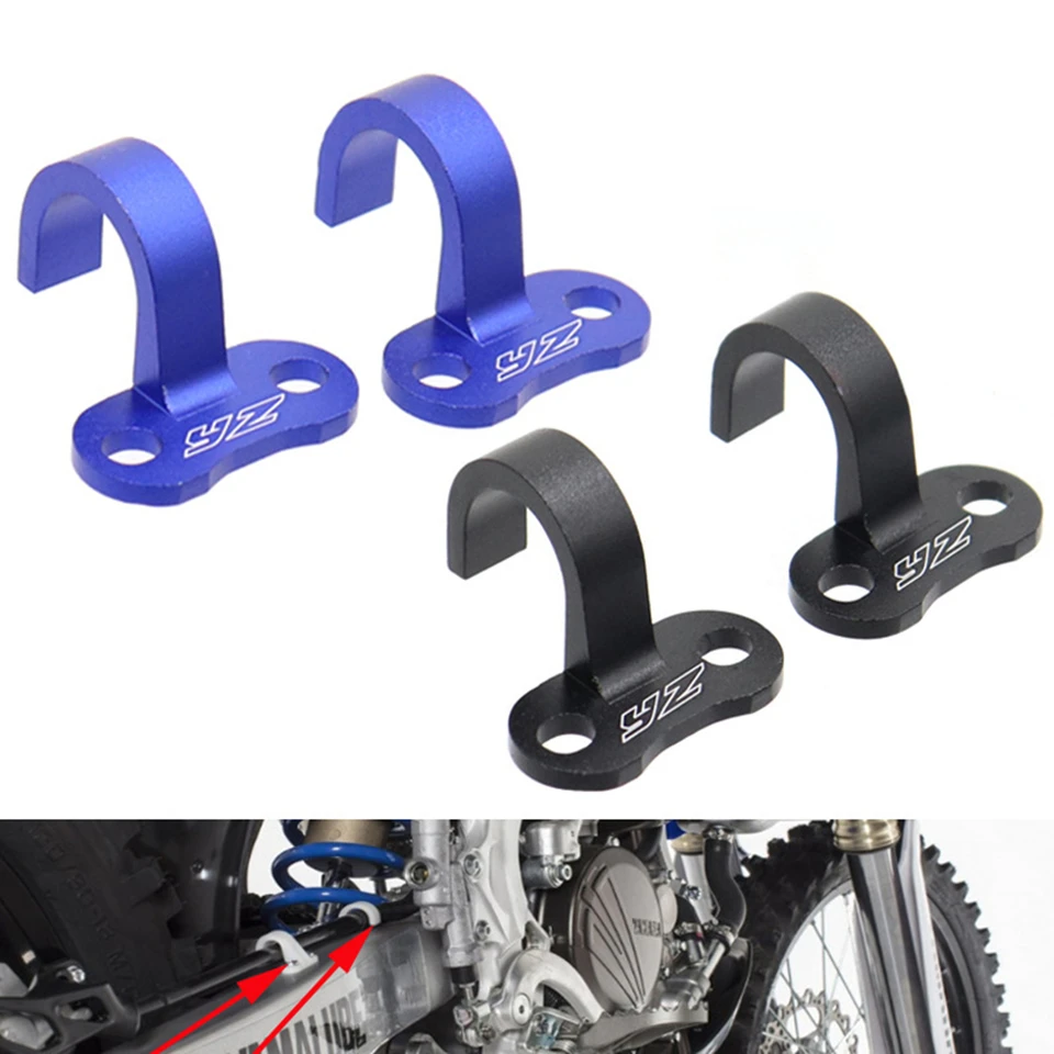 Sprievodca zadnou brzdovou hadicou Clamp pre Yamaha YZ125 YZ 250 80 85 YZ450F WR 250F 450F TT600 TT250R MOTORYCLE BRZDIL DORUKOVATEĽA BRZDE