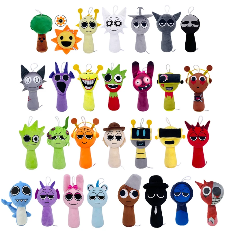 Sprunki plyšové hračky Sprunki Incredibox Plush Doll Anime Game Roa