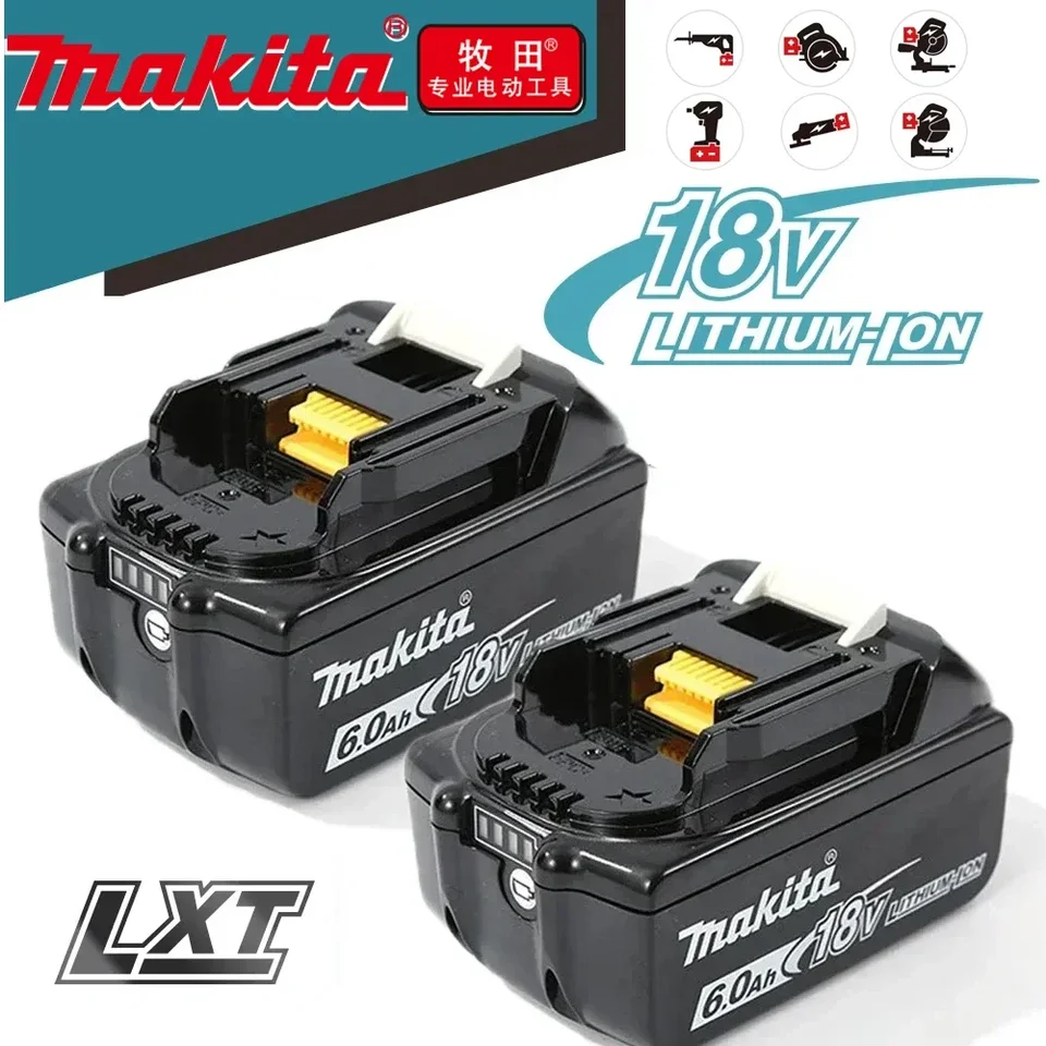 Správy Originálne Makita 18V Battery BL1850B BL1850 BL1860 BL 1860 BL1830 BL1815 BL1840 LXT400 6.0AH pre MAKITA 18V Nástroje DRILL