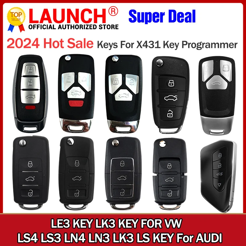 Spustenie Keys LS4 pre Nissan Ln3 pre Peogeut LE3 pre VW LE4 pre Ford Works pre X431 Kľúčový programátor