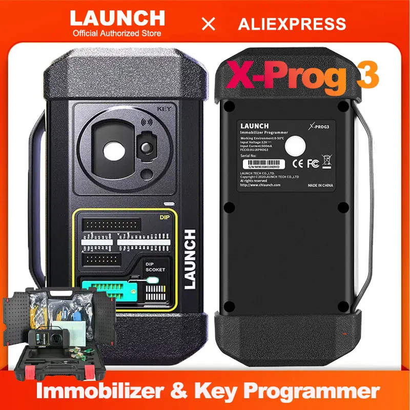 Spustenie X431 X-Prog 3 Auto proti krádeži Immobilizer a kľúčový programátor pre X431 Diaun V X431 Pro Mini/X431 V/X431 V Plus/Pad V.