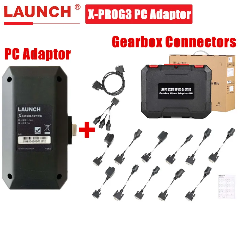Spustite X431 IMMO programátor GIII X-Prog 3 X-Prog3 PC adaptér a spustite balík Connectors Programmer prevodovky ECU X431 ECU