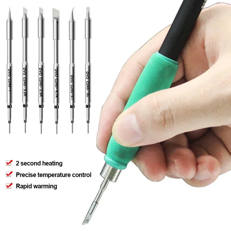 Spájkovanie železných špičiek C210 C245 C115 Free Heating Core Kompatibilné JBC Sugon Aifen Aixun Soingering Station Solder Solder Iron Iron