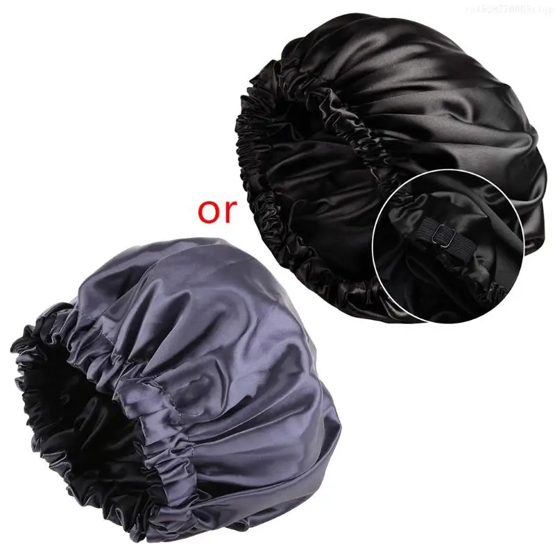 Spánok kapoty pre extra veľkú dvojvrstvovú reverzibilnú nastaviteľnú turban F0S4