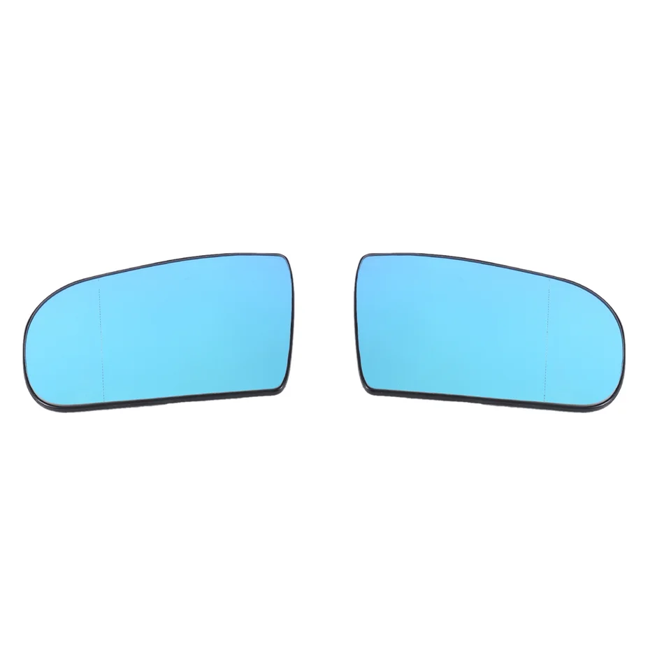 Spätné zrkadlo 1pair bočné dvere sklo zahrievané s podkladovou doskou pre Mercedes Benz W210 E200 E230 E260 E280 1999-2001